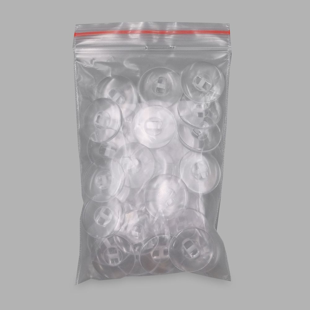 Пуговицы 2 прокола 32L (20мм) (Clear (прозрачный)), 36 шт
