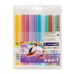 Набор цветных фломастеров COLOUR WORLD PASTEL 7550/12 12 цв, 7550/12, Centropen 7550/12