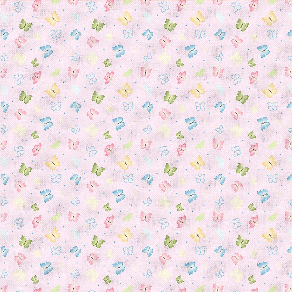 Ткань для пэчворка Peppy Нежная история, рулон 112 см / 5 метров, НИ-05 розовый, Peppy