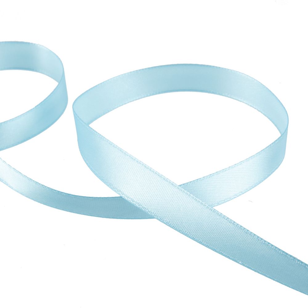 Лента атласная нарезка 12.0 мм / 10 шт по 5.4 метра, №520L(12-4401) голубой, Gamma AL-12P