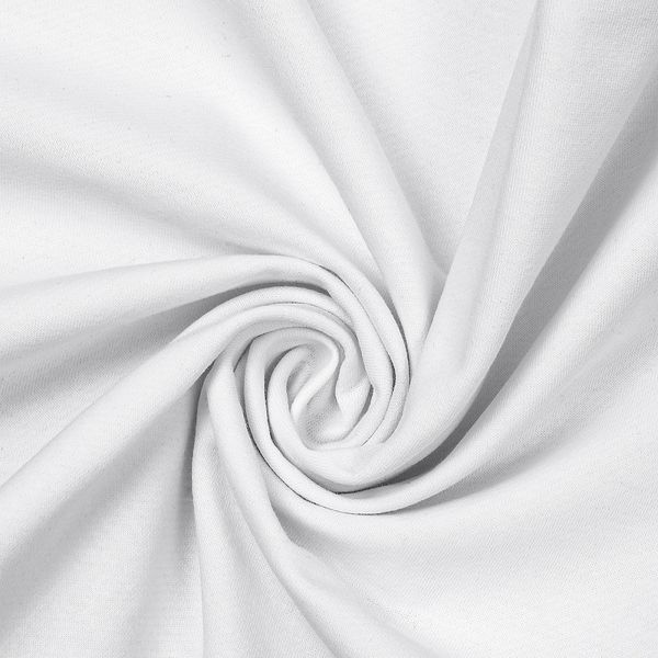 Футер 2-нитка петля поликоттон стрейч 220 г/м², 160 см / 3 метра, ФУТ2Х.TBY.ХЛ-ПЭ.БЕЛ.3, цв.белый