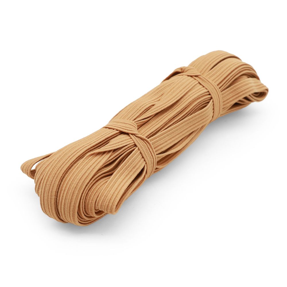 Резинка бельевая (стандартная) 10.0 мм / 10х10 метров, бежевый, С1049