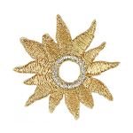 Термоаппликация Цветы золот. 2 шт, Prym