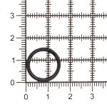 Кольца для бюстгальтера пластик ⌀12.0 мм, черный, 100 шт