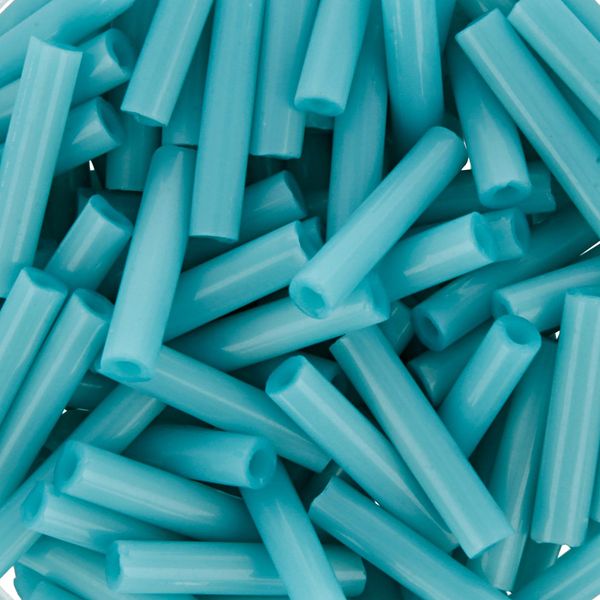 Бисер Toho Bugle 2 (9 мм), 25 г (5х5 г), 0055 бирюзовый