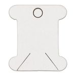 Бобины для мулине картон 4.1 см, 40 шт, белый, Gamma LBK-40