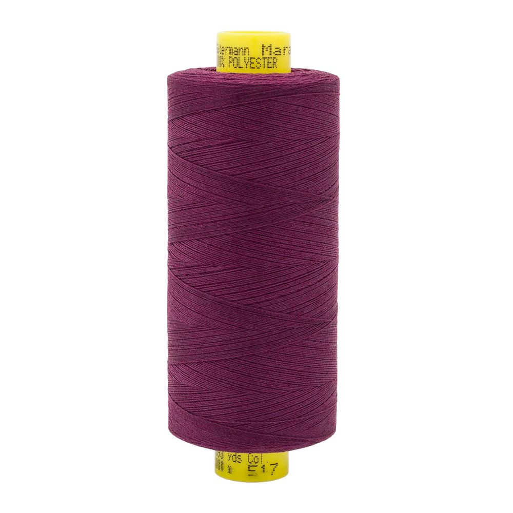 Нитка Gutermann Mara 150 (1000 метров), 1 кат., особо тонкая | 517 ежевичное вино