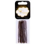 Набор шпилек для волос 7.5 см, 100 шт (5х20 шт), №02 каштановый, Cherry Mary VZ07031