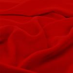 Креп-шифон 105 г/м², шир.150 см, цв.155 красный, 30м /TOS/