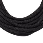 Шнур отделочный ⌀9.0 мм / 25 метров, черный (полиэстер 74%, полипропилен 26%), Р5458