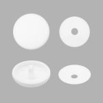 Пуговицы под обтяжку защелкивающиеся 46L = 29 мм на ножке, пластик, 2 шт, Pony, 81705