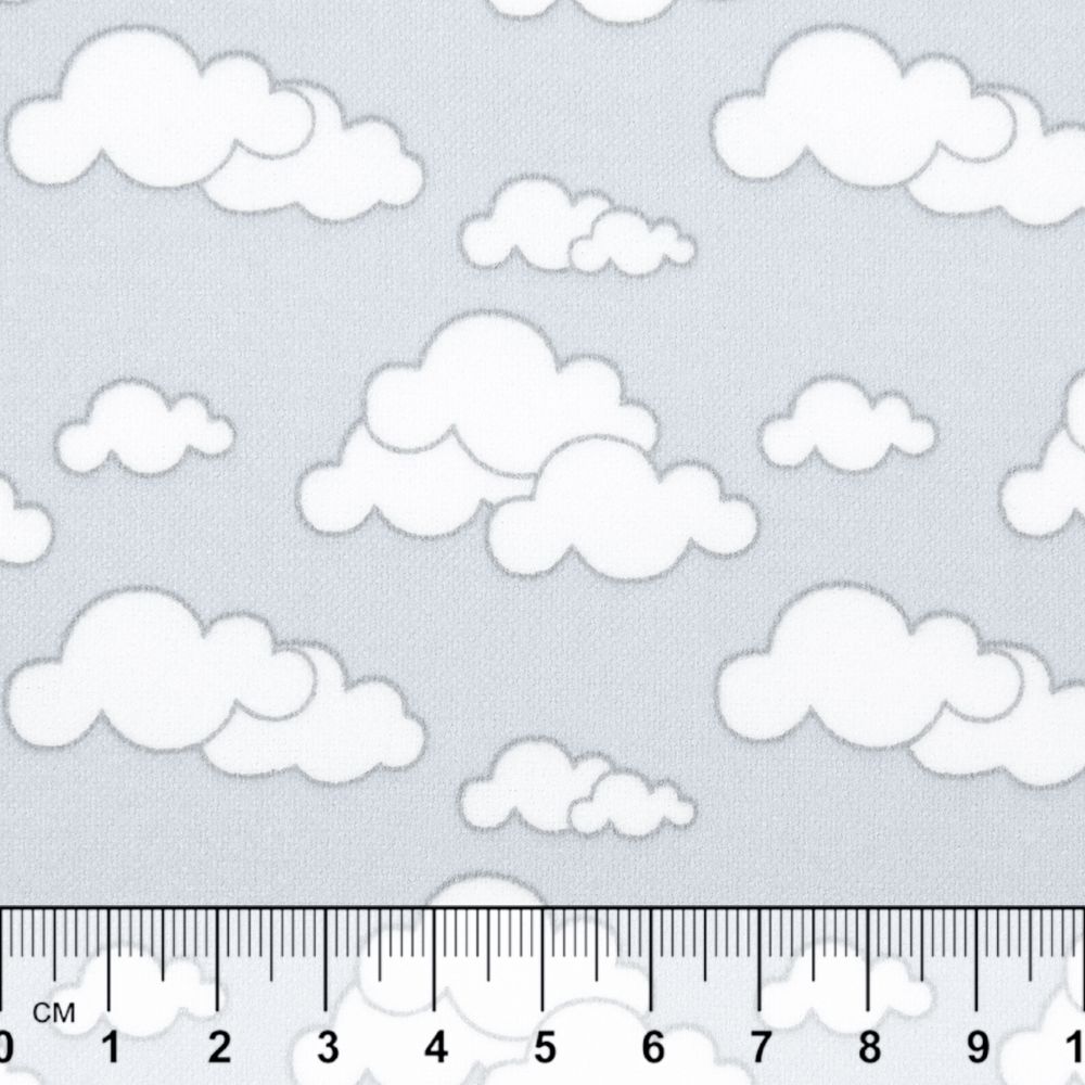 Ткань для пэчворка Peppy Молочные сны фланель, отрез 100х110 см, 175 г/м², МС-21 серый, Peppy