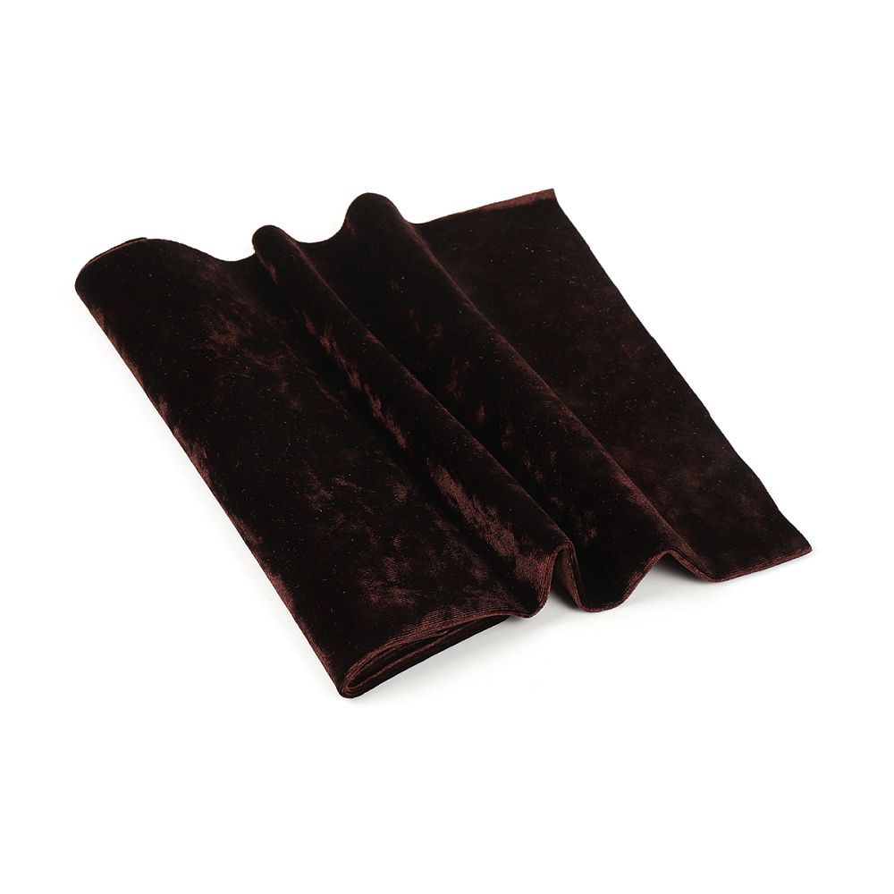 Плюш винтажный М-4008, КЛ22978 50х50см, т.шоколад 100% п/э