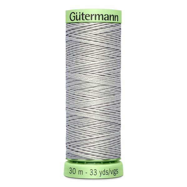 Нитки отделочные Gutermann Top Stitch, 30м, 038 св.серый, 5 катушек