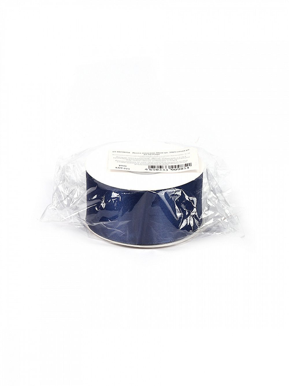 Лента атласная 1-сторонняя 38.0 мм / 22.5±1 метра, 3165 синий, Magic4Hobby