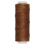Нитки вощеные для кожи, плоские 0.8 мм, 003 коричневый, LC-001 Промысел