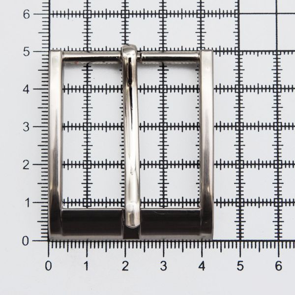 Пряжка ременная металл 35 мм, T.Silver, 3 шт