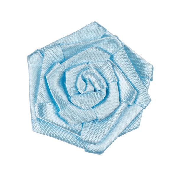 Розочка пришивная №48, 5 шт, №129 голубой, Blitz