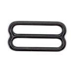 Рамки-регуляторы для бюстгальтера пластик 20.0 мм, черный, 100 шт, 512352-3