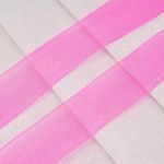 Лента капроновая (органза) 25.0 мм / 22.86±1 метров, 14 розовая фуксия