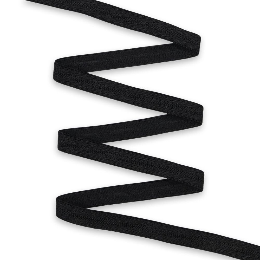 Резинка бельевая (бретелечная) 12.0 мм / 50 метров, черный, (ML207.012)