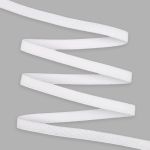 Резинка бельевая (бретелечная) матовая 8.0 мм / 50 метров, 4.2 г/м, эласт.120%, белый, МL195.008