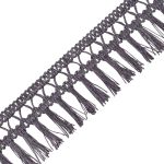 Бахрома отделочная 50.0 мм / 25 метров, 301 темно-серый, 0390-0040, T-04