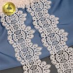 Кружево гипюр (плетёное) 70 мм / 13.71 метров, TBY.SUN.11, цв.F102 молочный