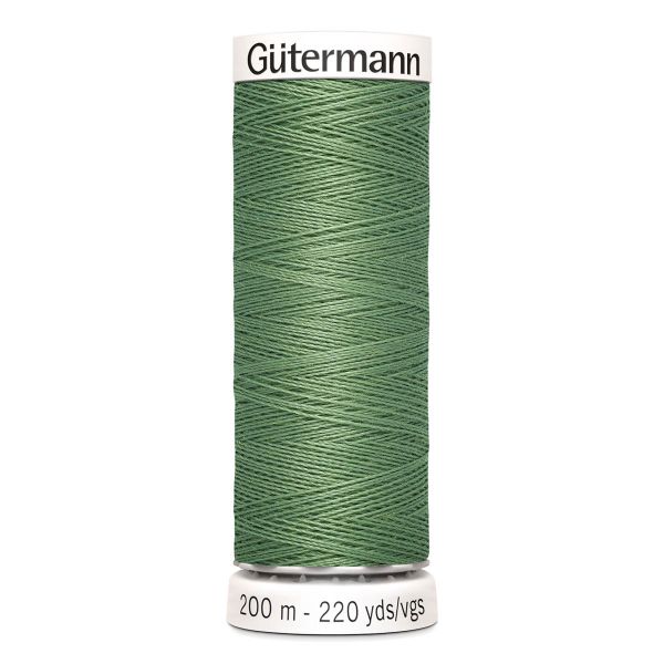 Нитки универсальные Gutermann Sew-all, 200м, 821 серый офицерский, 5 катушек