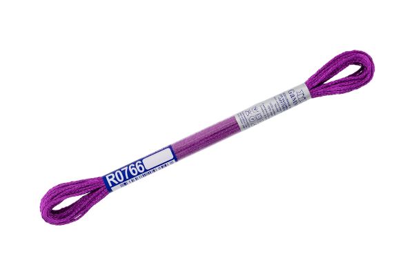 Мулине Gamma вискоза 100%, цв.R0766 фиолетовый, 12 мотков по 8 метров