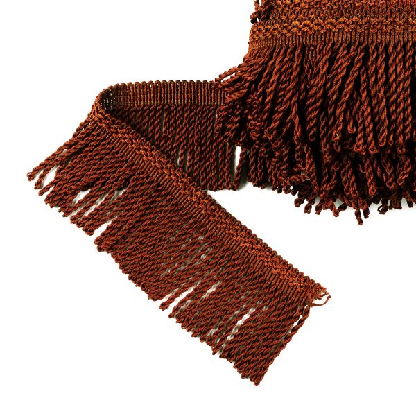 Бахрома отделочная 75.0 мм / 25 метров, витая, 205 шоколадный, Gamma 565