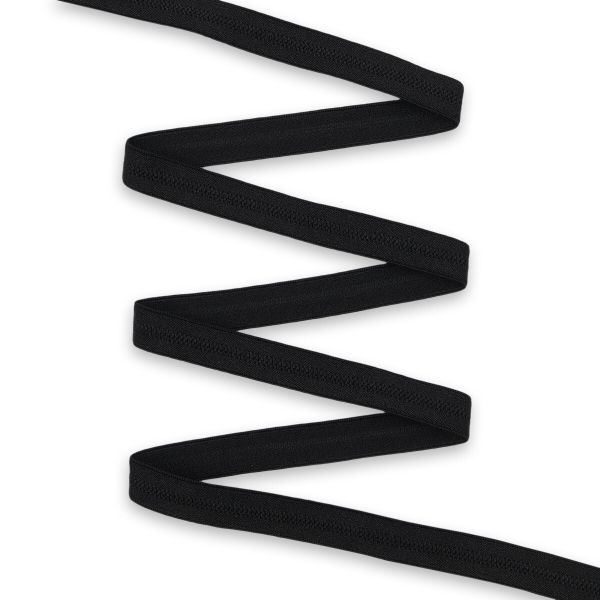 Резинка бельевая (бретелечная) 12.0 мм / 50 метров, черный, (ML207.012)