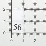 Этикетка-размерник, белый, 10х20 мм, 100 шт, 56