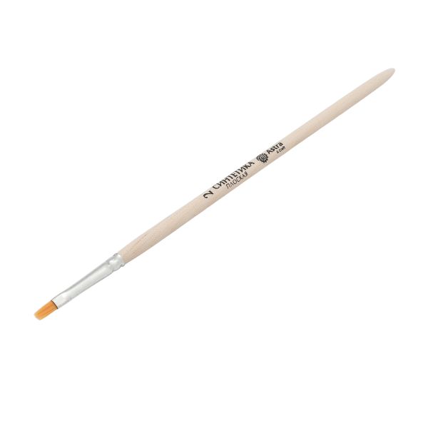 Кисть школьная, синтетика, плоская №2, 10 шт, Astra&Craft