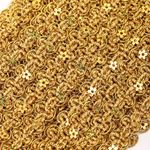 Тесьма отделочная 12 мм / 13.71 метров, TBY 905 цв.золото