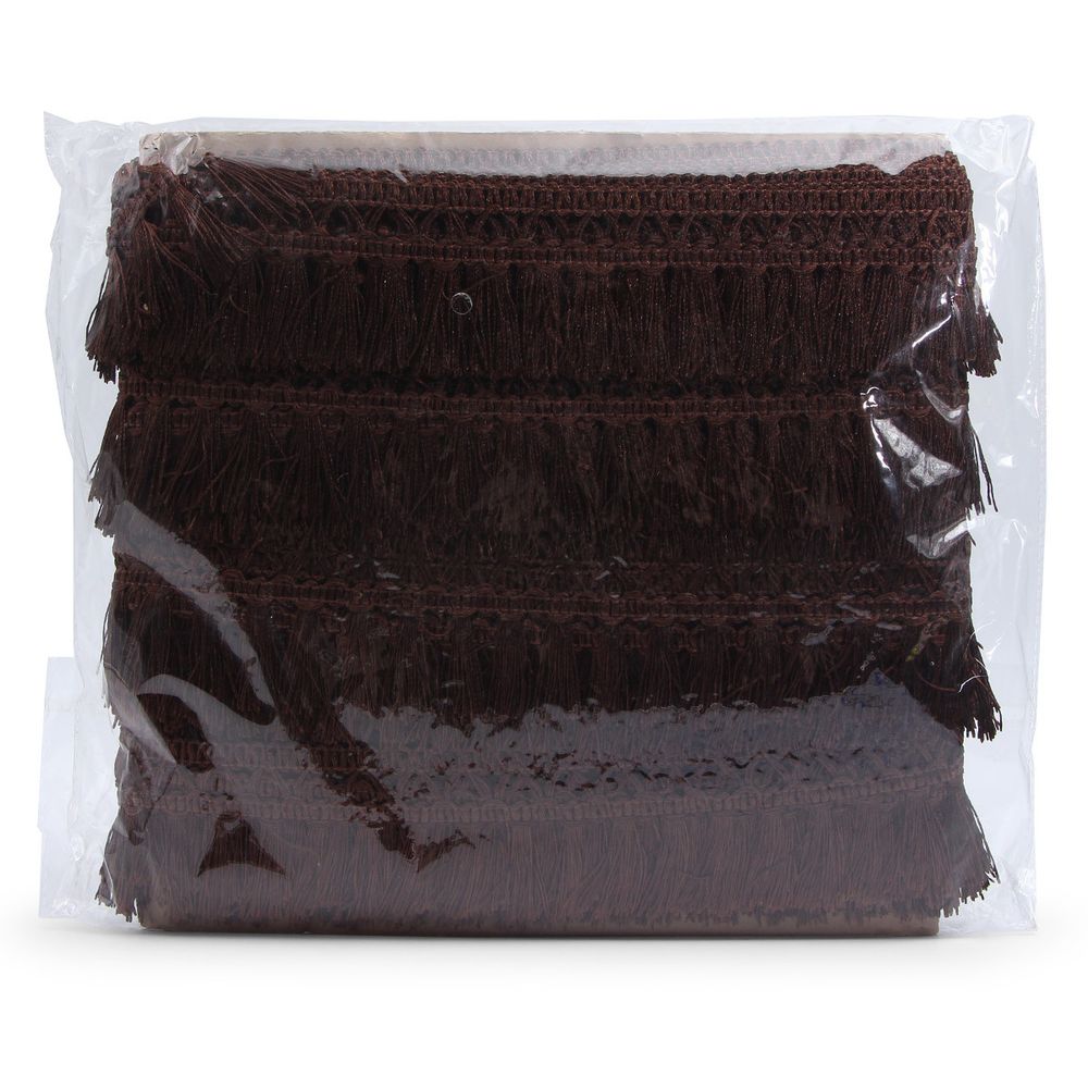 Бахрома отделочная 50.0 мм / 25 метров, кисти, а753 шоколадный