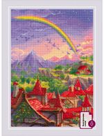 Набор для вышивания нитками Риолис 2177, Западный ветер, 21х30 см