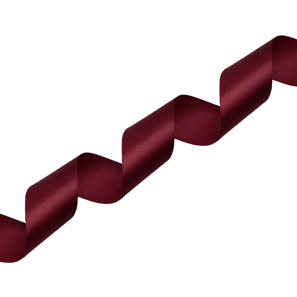 Лента атласная 1-сторонняя 50.0 мм / 22.86±1 метров, 030 т. бордовый, Globus