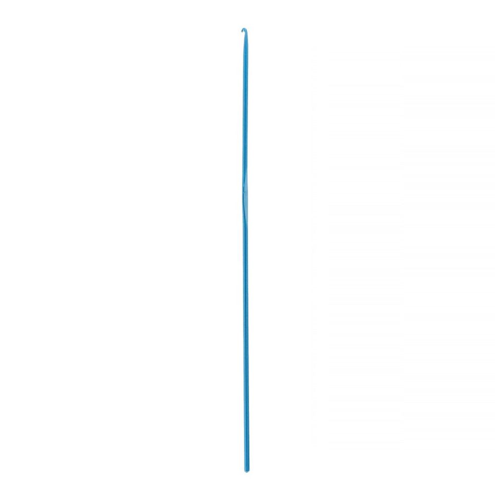Крючок для вязания ⌀2.0 мм, 15 см, металл, в чехле, синий, Gamma CH-15