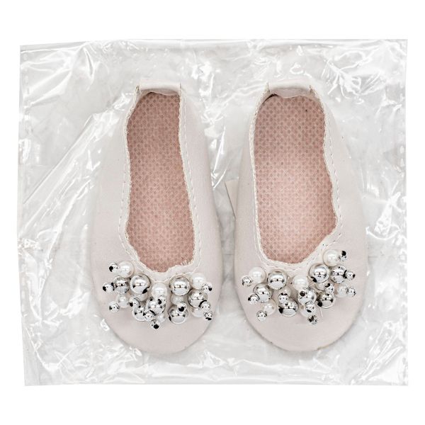 Туфельки 7,5х4х3,5см, пара (белый), DSS8270