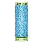 Нитки отделочные Gutermann Top Stitch, 30м, 196 бледно-лазурный, 5 катушек