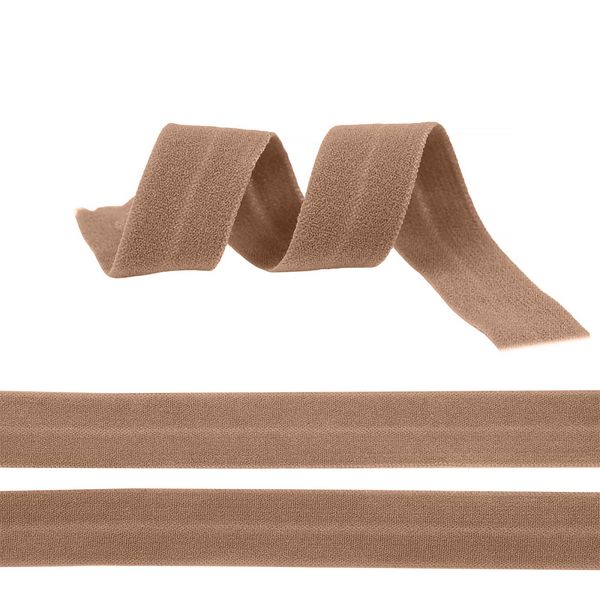 Резинка бельевая (окантовочная) матовая 15.0 мм / 50 метров, ROM.15294 F294 какао