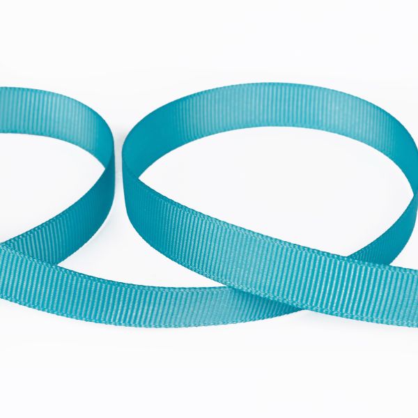 Лента репсовая (в рубчик) 12.0 мм / 45.5 метра, 092 бирюза, Gamma GR-12