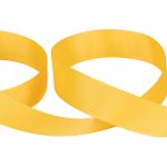 Лента репсовая (в рубчик) 25.0 мм / 45.5 метра, 025 т.желтый, Gamma GR-25