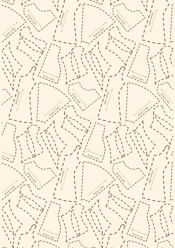 Ткань для пэчворка Peppy Век моды, рулон 112 см / 5 метров, ВМ-06 бежевый, Peppy