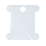 Бобины для мулине 3.7 см, 4 см, 20 шт, белый, Gamma WP-20