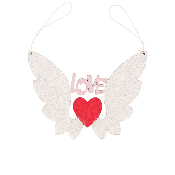 Заготовка из фанеры Подвеска, Крылья Love, 12х9 см, ВД-643 Mr.Carving