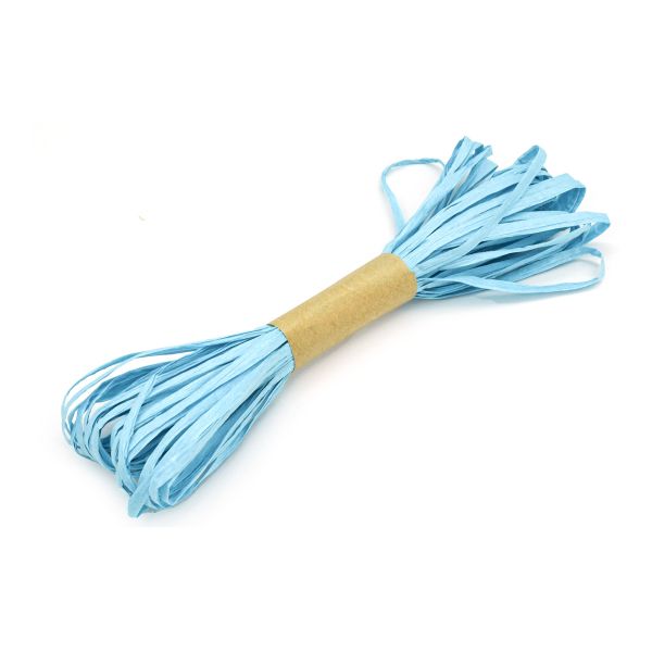 Рафия бумажная Astra&Craft креатив, 10 метров, (11 голубой), 15TF128-10