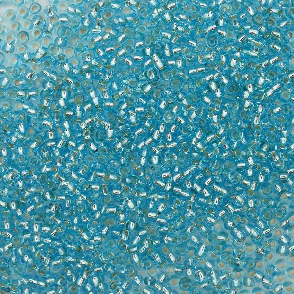 Бисер Preciosa прозрачный с сереб. центр. 10/0 (2.3 мм), круг.отв., 50г, (67000)