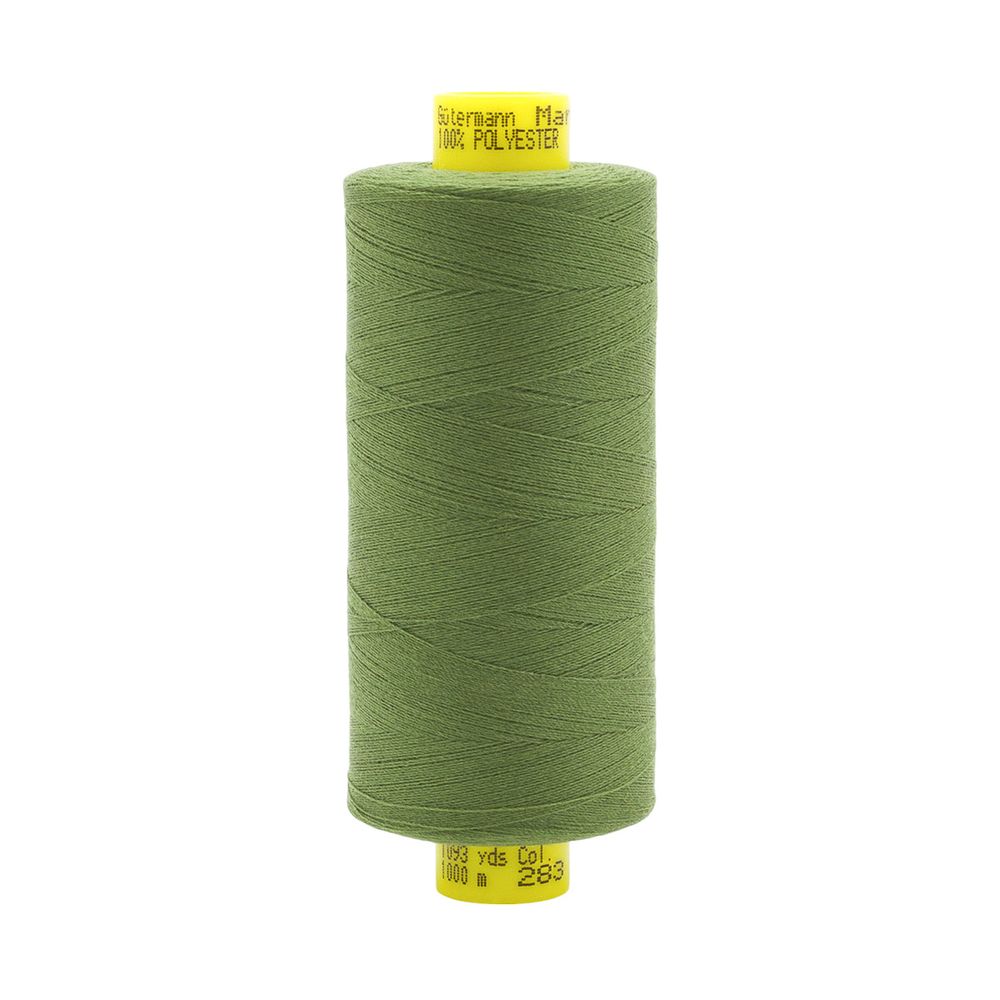 Нитка особо тонкая Gutermann Mara №150 (150/2), 1000 м, 713953, цв. 283 умеренный папортник, 1 катушка